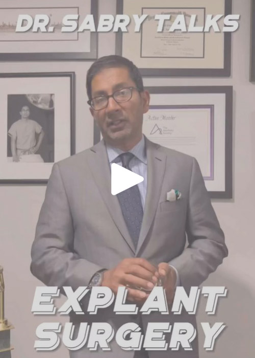 Dr. Sabry talks Explant Surgery Murray Hill Plastic Surgery
